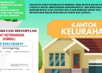 Kantor Kelurahan KP Baru Tanjungpinang Diduga Melakukan Manipulasi Penerbitan Surat Domisili
