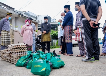 Pemko Tanjungpinang Salurkan Logistik untuk Keluarga Pasien Covid-19 setiap Jumat Berkah