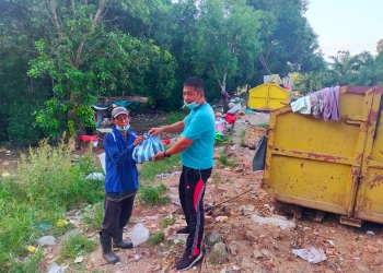 Peringati HUT Kepri News ke-15 Dirayakan dengan Berbagi Sembako