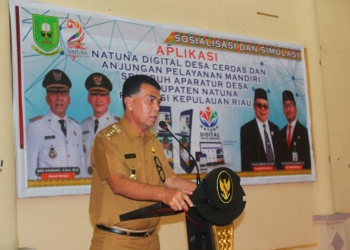 Bupati Natuna Buka Sosialisasi Aplikasi Natuna Digital bagi Aparatur Desa untuk Kemajuan Daerah