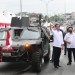 Presiden Jokowi Jajal Jembatan Sei Alalak Naik Rantis