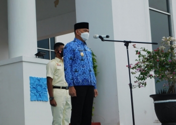 Wakil Bupati Natuna Bertindak Sebagai Inspektur Upacara di Hari Sumpah Pemuda