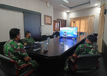 Pejabat RSAL dr MDTS Mengikuti Sosialisasi Probity Audit APIP TNI AL Lewat Video Conference