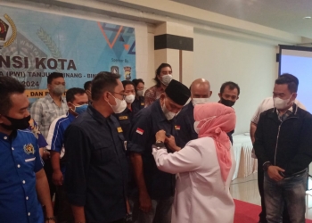 Walikota Rahma Hadir Pelantikan Pengurus PWI Tanjungpinang