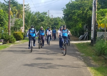Membangun Jalkomber, Karumkital dr MDTS Bersama Jajarannya Gowes di Jumat Sehat
