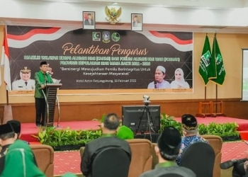 Pelantikan Pengurus KAHMI dan FORHATI, Gubernur Ansar: Sebagai Labor Efektif Lahirkan Kader dan Pemimpin Muda