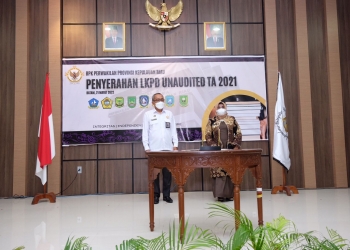 Walikota Rahma Serahkan LKPD ke BPK RI Perwakilan Kepri