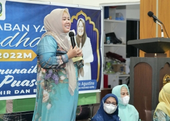 Safari Ramadhan di Masjid Bait Ummah, Wagub Marlin: Tanamkan Investasi Keagamaan untuk Anak-anak