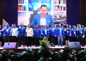 Menghadiri Pelantikan DPD, Gubernur Ansar Sebut Partai Demokrat Sebagai Mitra Stategis Pemprov