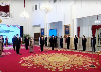 Presiden Lantik Anggota KPU dan Bawaslu Masa Jabatan 2022-2027