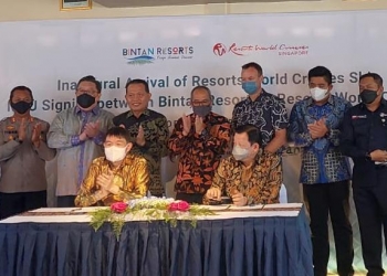 Dispar Kepri Dukung MoU Bintan Resorts dan World Cruises untuk Dongkrak Wisata ke Bintan