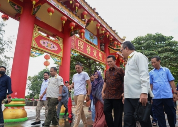 Sebut Gubernur Ansar Dijamin Pembangunan Jalan Tidak Rusak Estetika Vihara