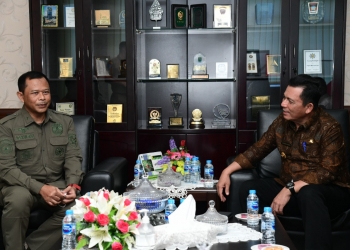 Terima Kunjungan Kabinda, Gubernur Ajak Kerja Sama untuk Memulihkan Perekonomian Paska Covid