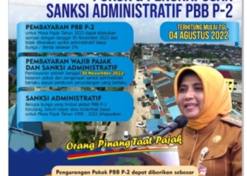 Diberikan Penghapusan Sanksi dan Pembebasan BPHTB, Walikota Ajak Warga Segera Membayar