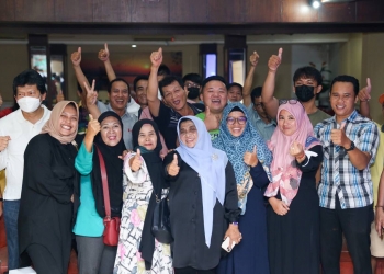 Para Pedagang Sambut Baik Relokasi dan Penataan Pasar di Batu 7
