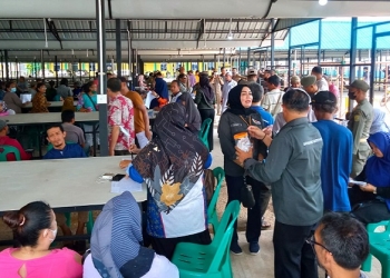 Agar Adil untuk 550 Pedagang, Disdagin Tanjungpinang Cabut Undi Penempatan Kios