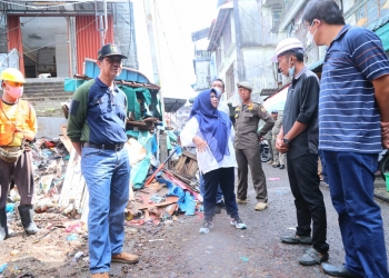 Tinjau Pembongkaran Pasar, Rahma Harap Pedagang Harus Pindah Sementara untuk Keselematan