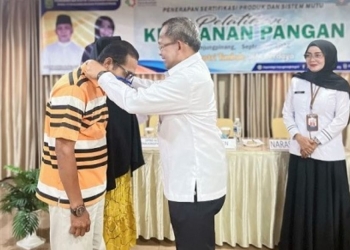 Majukan IKM Tanjungpinang, Disdagin Adakan Pelatihan Keamanan Pangan