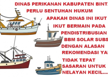 Akok jadi Tersangka, Rekomendasi BBM Bersubsidi Dinas Perikanan Bintan Wajib Diperiksa Polisi
