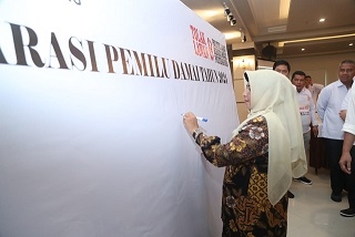 Deklarasi Pemilu Damai, Wako Rahma: Bersama Kita Ciptakan Kualitas Demokrasi yang Lebih Baik