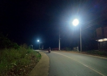 Jalan Garuda Terang Benderang, Walikota Rahma Tunaikan Janjinya