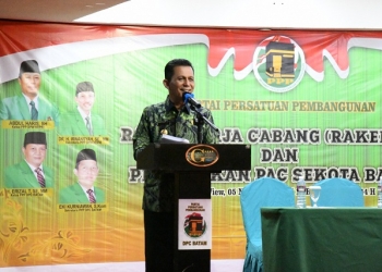 Hadiri Rakorcab PPP Kota Batam, Gubernur Sebut Partai Warisan Para Ulama