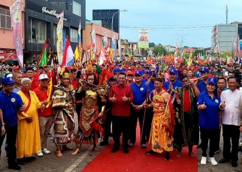 Perdana, Gubernur Buka Pawai Tatung Batam-Kepri 2022 jadi Ivent Internasional Tahunan di Kepri