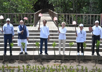 Para Pemimpin Negara G20 Kunjungi Tahura Ngurah Rai Bali