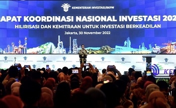 Di Rakornas Investasi, Jokowi: Investasi jadi Rebutan Semua Negara, Jangan Persulit