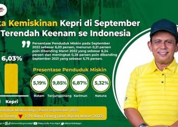 Tingkat Kemiskinan Terendah Keenam di Indonesia, Pemprov Kepri Terus Dongkrak Pertumbuhan Ekonomi