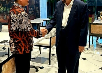 Menjelang Pesta Demokrasi Agung Wiradharma Temui Ketua Umum NasDem Surya Paloh