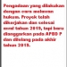 BKPSDM Bintan: Luar Biasa! Proyek Dikerjakan Awal Tahun, Proses Lelangnya Menyusul Akhir 2019