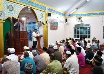 Asisten III dan Rombongan Pemkab Karimun Bersafari Ramadhan ke Masjid Al-Furqon