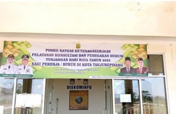 Disnakerkop UKM Tanjungpinang Buka Posko Konsultasi dan Pengaduan THR