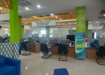 Gerai BPPRD Tanjungpinang di MPP Paling Ramai Dikunjungi Wajib Pajak