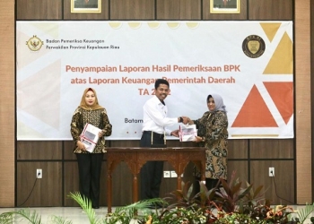Pemko Tanjungpinang Kembali Perolehan Opini WTP Laporan Keuangan Pemerintah Daerah