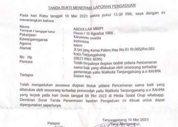 Beberapa Kali Ucapkan Biadap kepada Walikota di Grup Terbuka, Akun Harli Dilaporkan ke Polisi