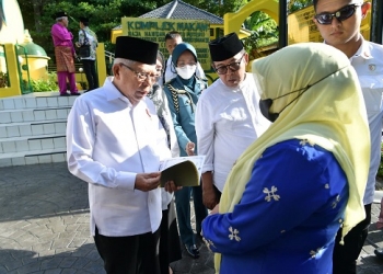 Walikota Tanjungpinang Kenalkan Gurindam 12 ke Wapres Saat Kunjungan di Penyengat