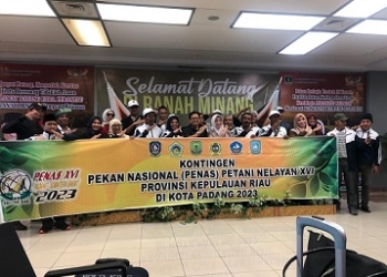 105 Peserta dari Kepri Mengikuti Kegiatan Pekan Petani dan Nelayan Nasional XVI 2023 di Padang