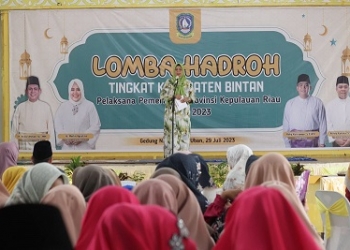 Kegiatan Hadrah di Bintan, Dewi: Pertahankan Musik Islami Melalui Lomba ini