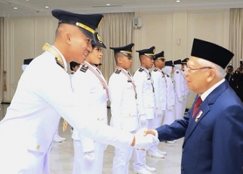 Melantik 1627 Pamong Praja Muda IPDN, Wapres Minta Jaga Netralitas dan Integritas pada Pemilu 2024
