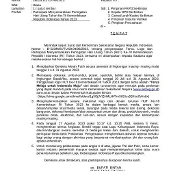 Jelang HUT RI ke-78, Ini Himbauan Bupati Bintan untuk Semarakkan Kemerdekaan