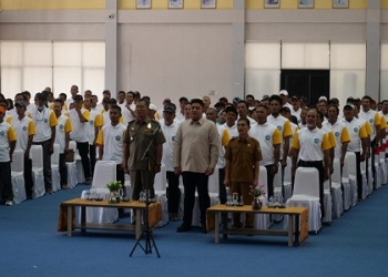 Pengukuhan Satgas Kebersihan, Bupati Roby Sebut Sebagai Pelopor Lingkungan Bersih