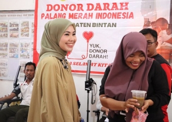 Kegiatan Donor Darah, Ketua PMI Bintan Sebut Semangat Perjuangan Tak pernah Padam
