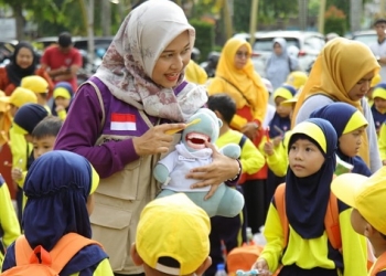 Ikatan Guru Raudhatul Athfal: Ratusan Siswa Ikut Senam Anak Sholeh dan Gosok Gigi Bersama