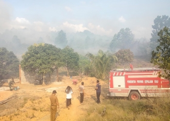 Kebakaran Lahan Dekat TPA Ganet, Riono Imbau Jangan Membakar Sembarangan