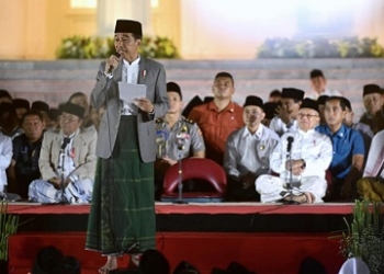 Syukuri Situasi Bangsa Kembali Pulih, Jokowi Ajak Seluruh Komponen Bersama Bergotong-royong
