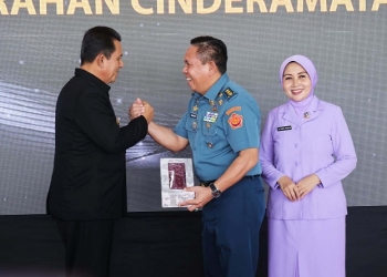 Ansar Hadiri Pisah Sambut Pangkobwilhan I dari Laksdya Irvansyah ke Laksda Erwin