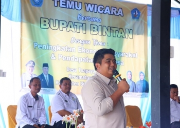 Terus Menjaring Aspirasi, Bupati Roby Gelar Temu Wicara dengan Warga Desa Toapaya