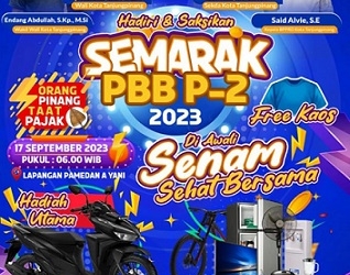 Saksikan Semarak PBB P2, Rebut Undian 1 Unit Motor dan Sejumlah Hadiah Menarik untuk Wajib Pajak